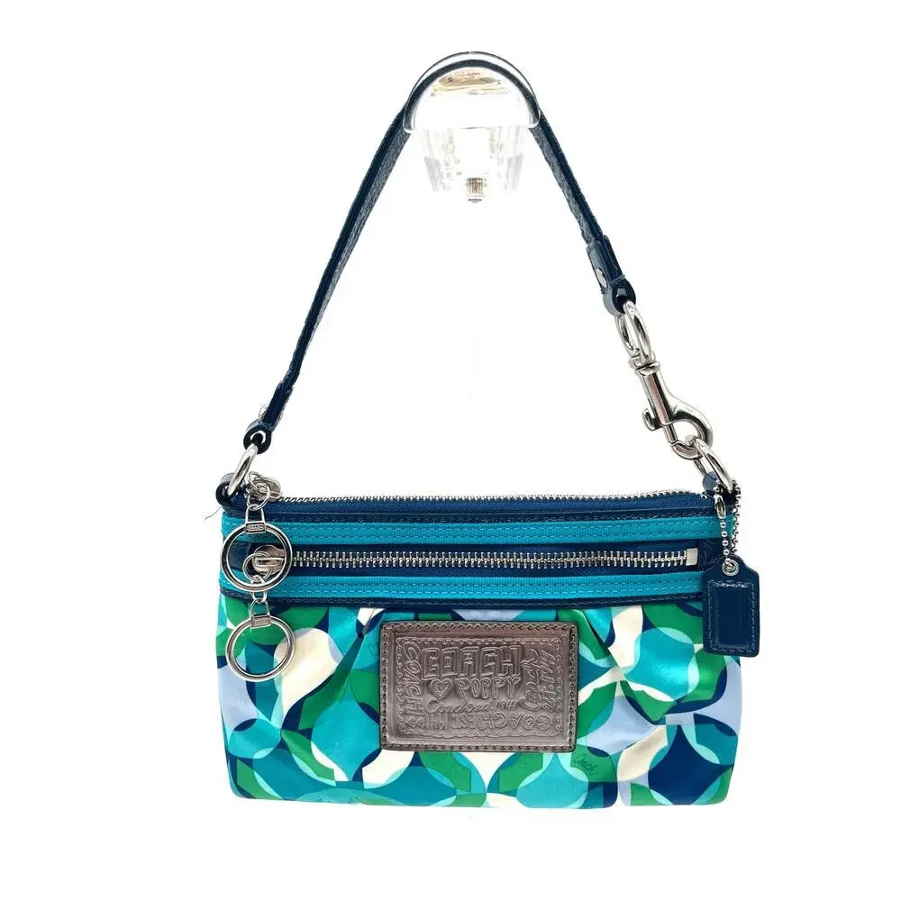 COACH Vintage Poppy Kaleidoscope Mini Bag, Blue